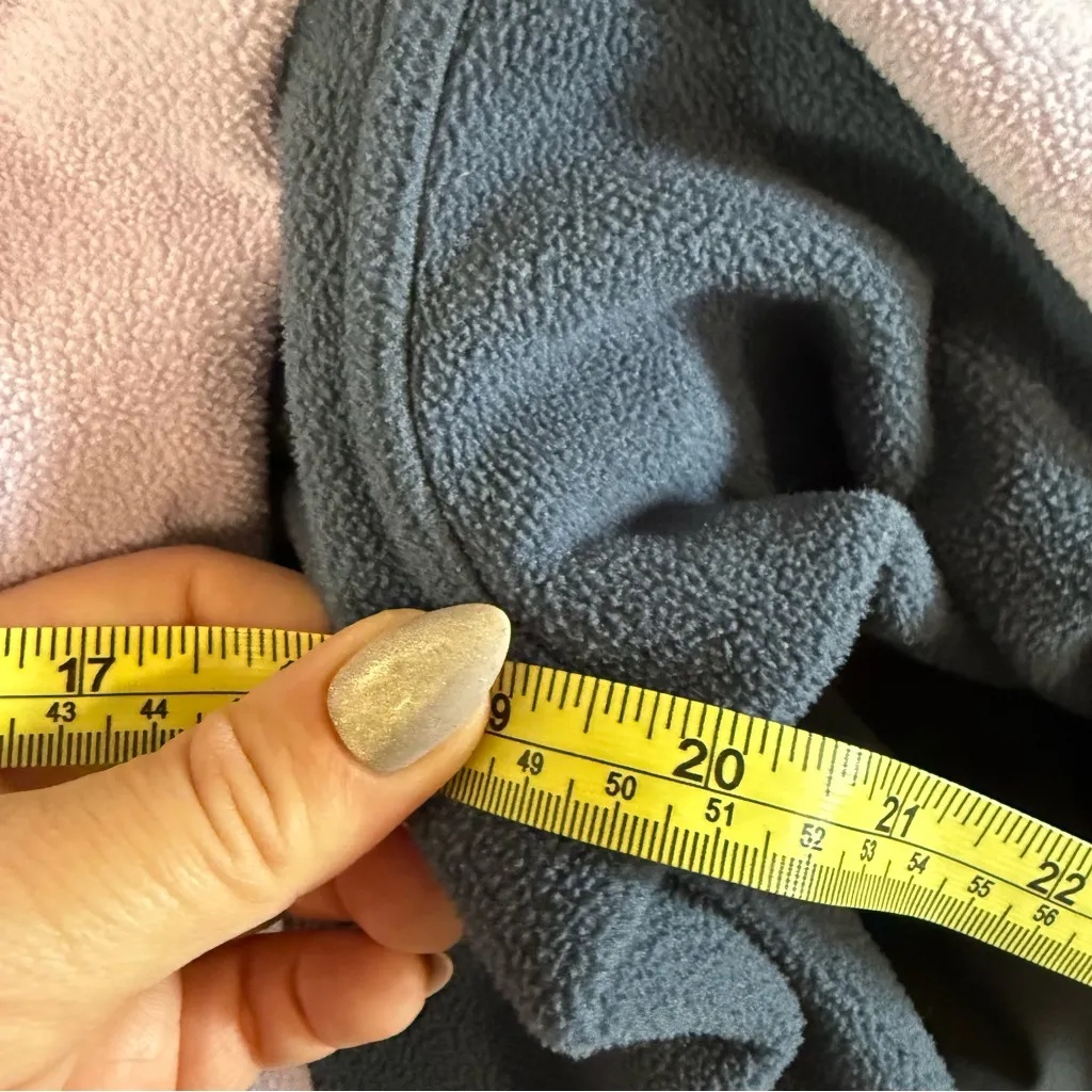 Patagonia Women's Rhythm Fleece Purple‎ Grey Full Zip Hoodie Jacket Casual M - Image 8