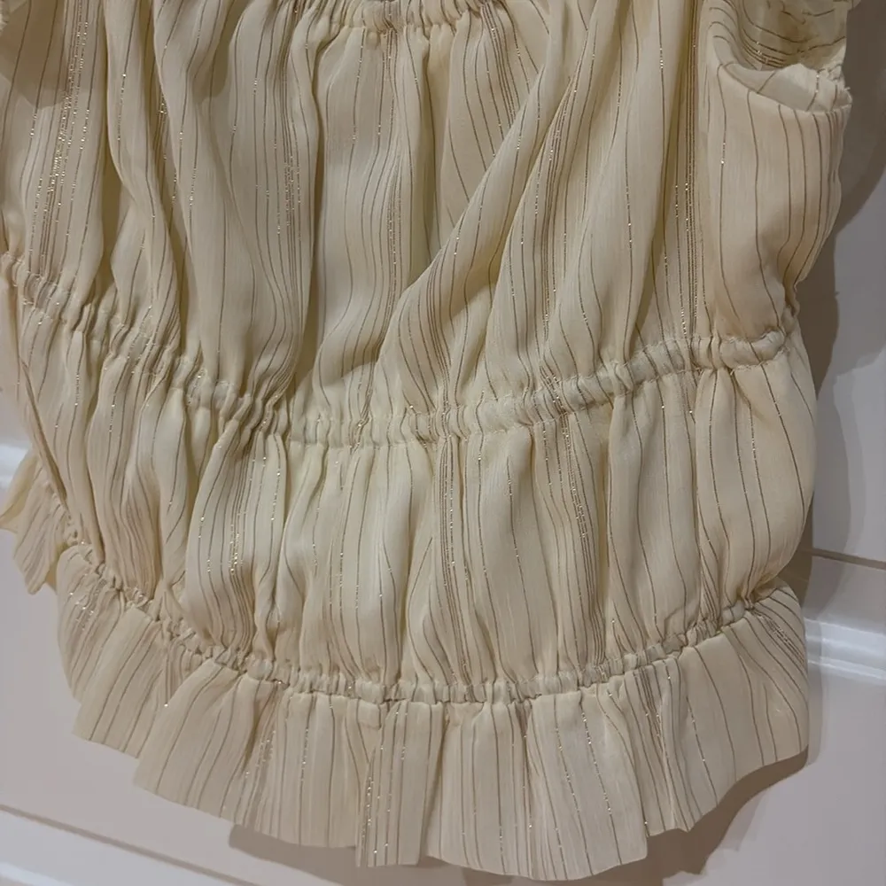 Express Cream and gold tank top - Image 6