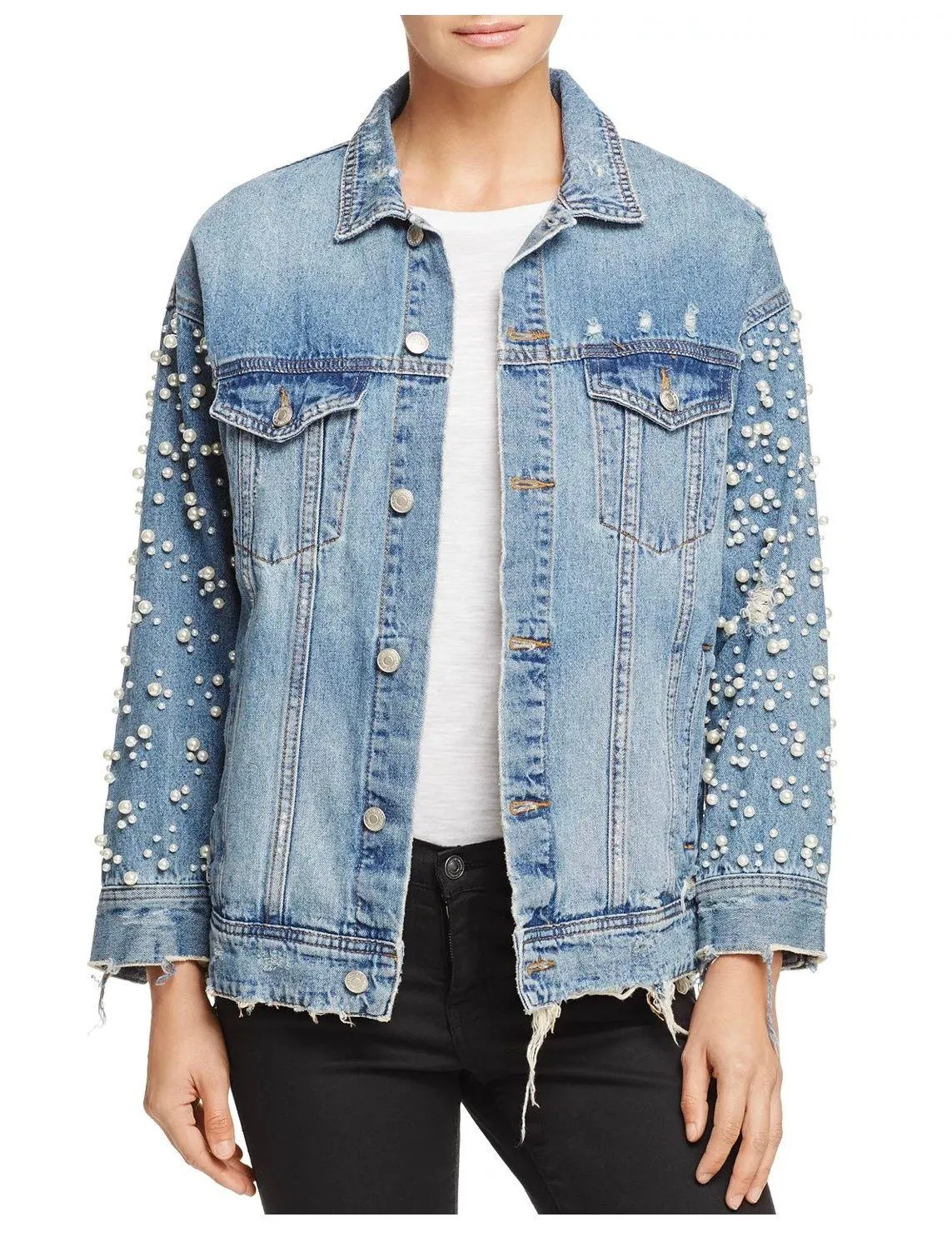 Sunset & Spring Embellished Denim Jacket - Image 14
