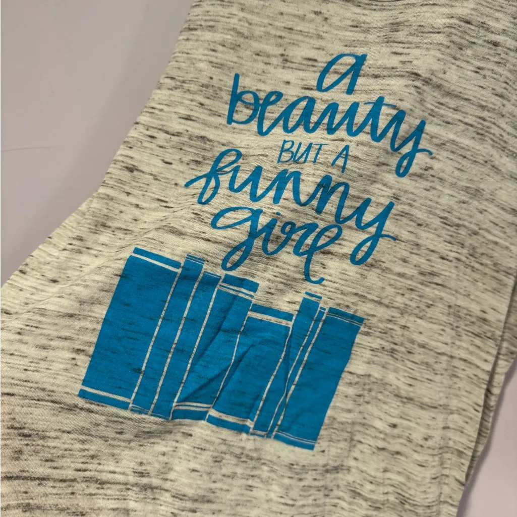 A Beauty but a Funny girl Beauty and‎ the beast inspired tank top - Image 2