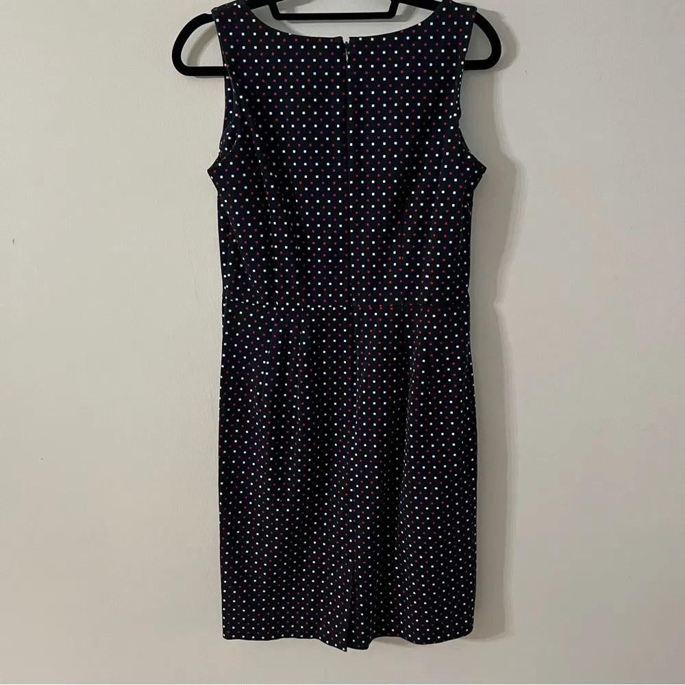 Tommy Hilfiger Polka Dot Red White & dark Blue Sleeveless Dress w/out Lining 8 - Image 7