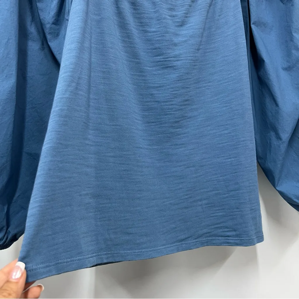 Anthropology Nation LTD Blue Puff Sleeve Blouse - Image 9