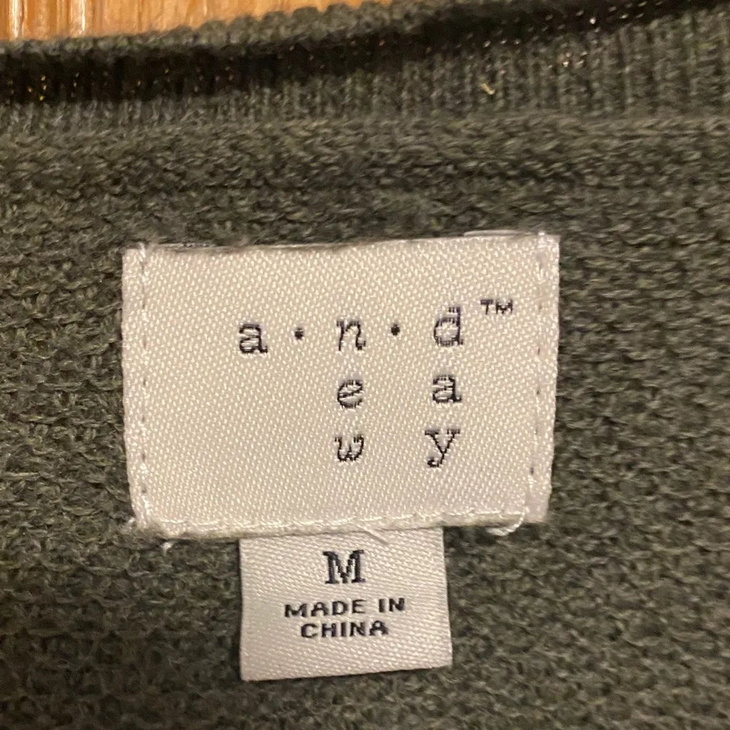 a new day Olive Green Cardigan - Image 2