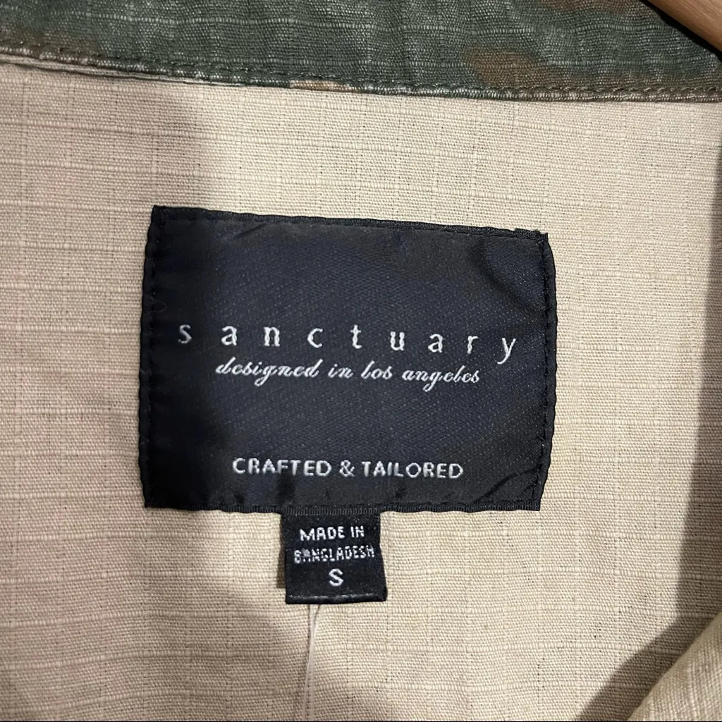 Revolve Sanctuary Rip Stop Camo‎ Cropped Jacket - Image 5