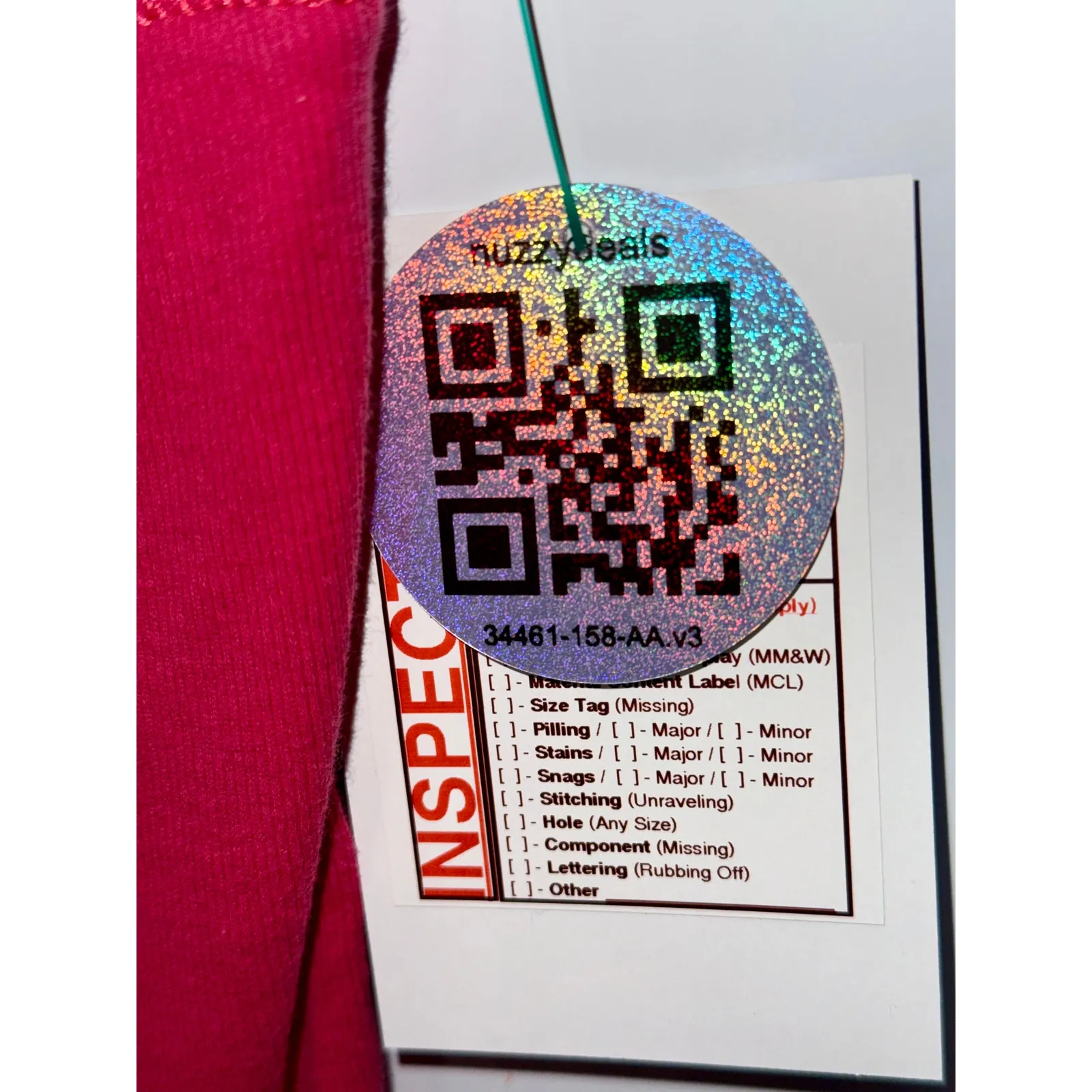 Abercrombie & Fitch Red Lace Cotton V-Neck Vintage Y2K Tank Top Womens Size XL - Image 5