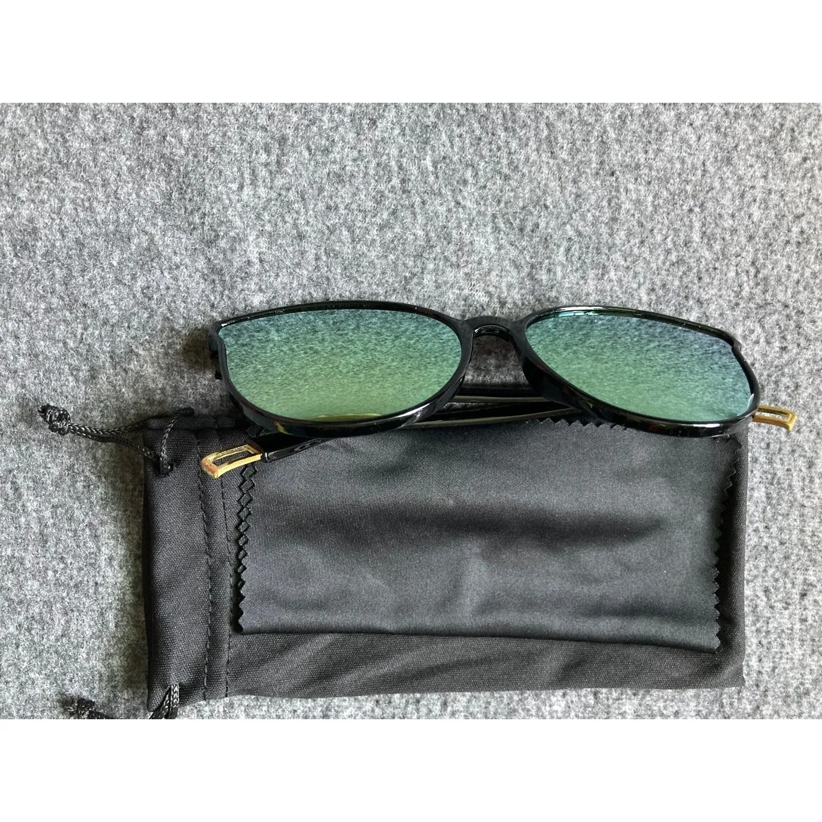 Cat Eye Round Sunglasses‎ for Women Men Retro Oversized Sun Glasses - Image 6