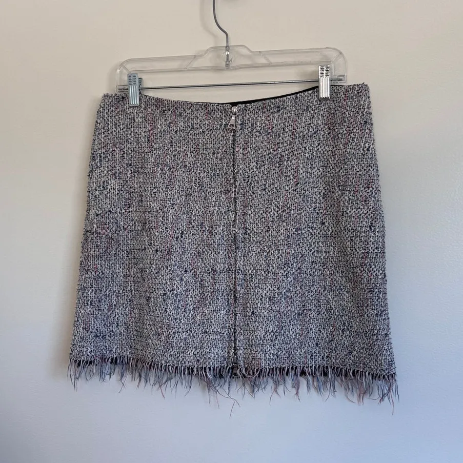 Theory Winsty Tweed Mini Skirt Size 8 - Image 3