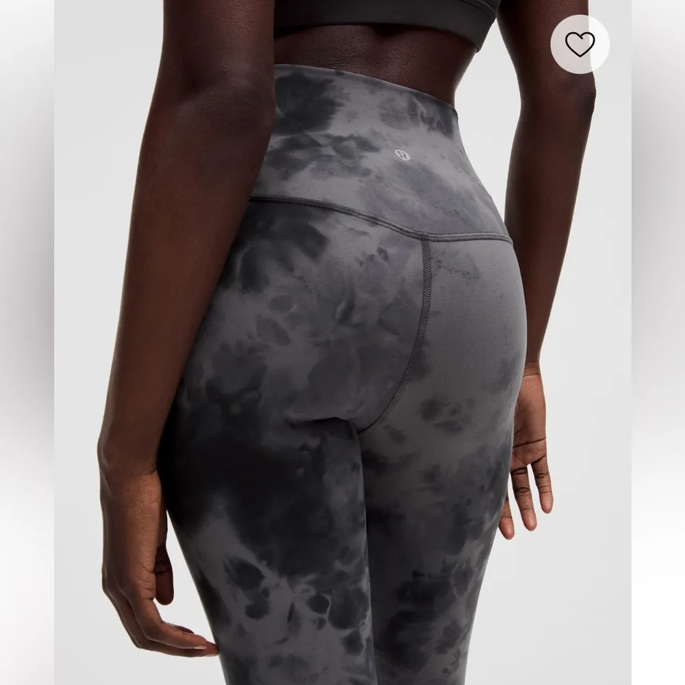 Lululemon Align hi-rise Tie-Dye Leggings - Pink and Blue size 6. - Image 4