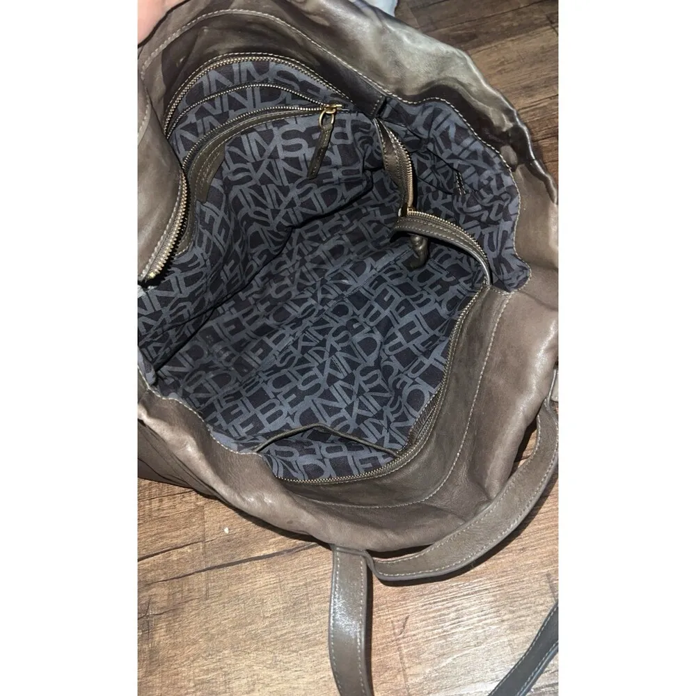 Liebeskind Berlin leather puffy cloud tote bag Brown - Image 6