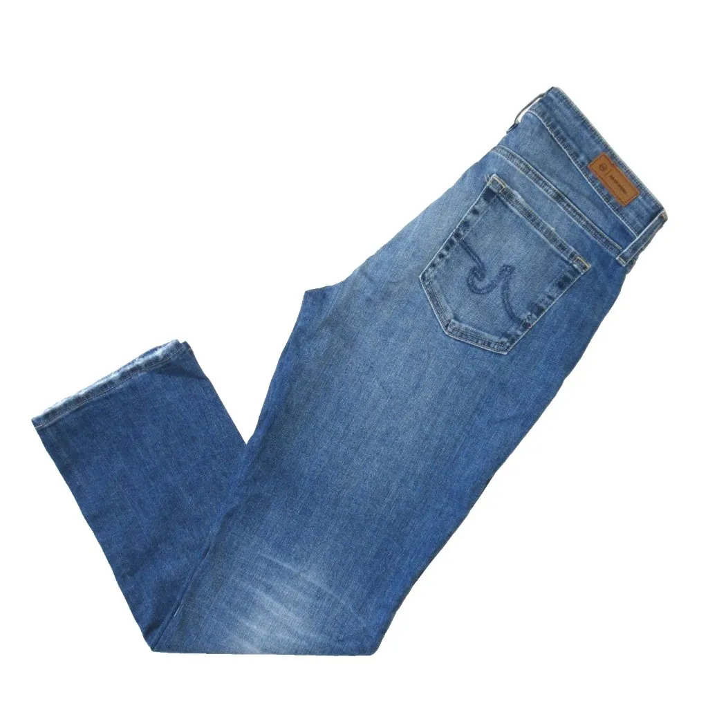 NWT Adriano Goldschmied AG Mari Crop in 13 Years Reign Slim Straight Jeans 30 - Image 6