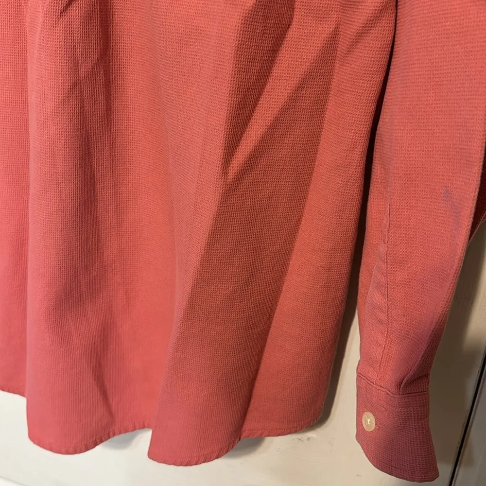 Eddie Bauer 100% Cotton Button Down Long Sleeve Shirt Size Large Petite - Image 6