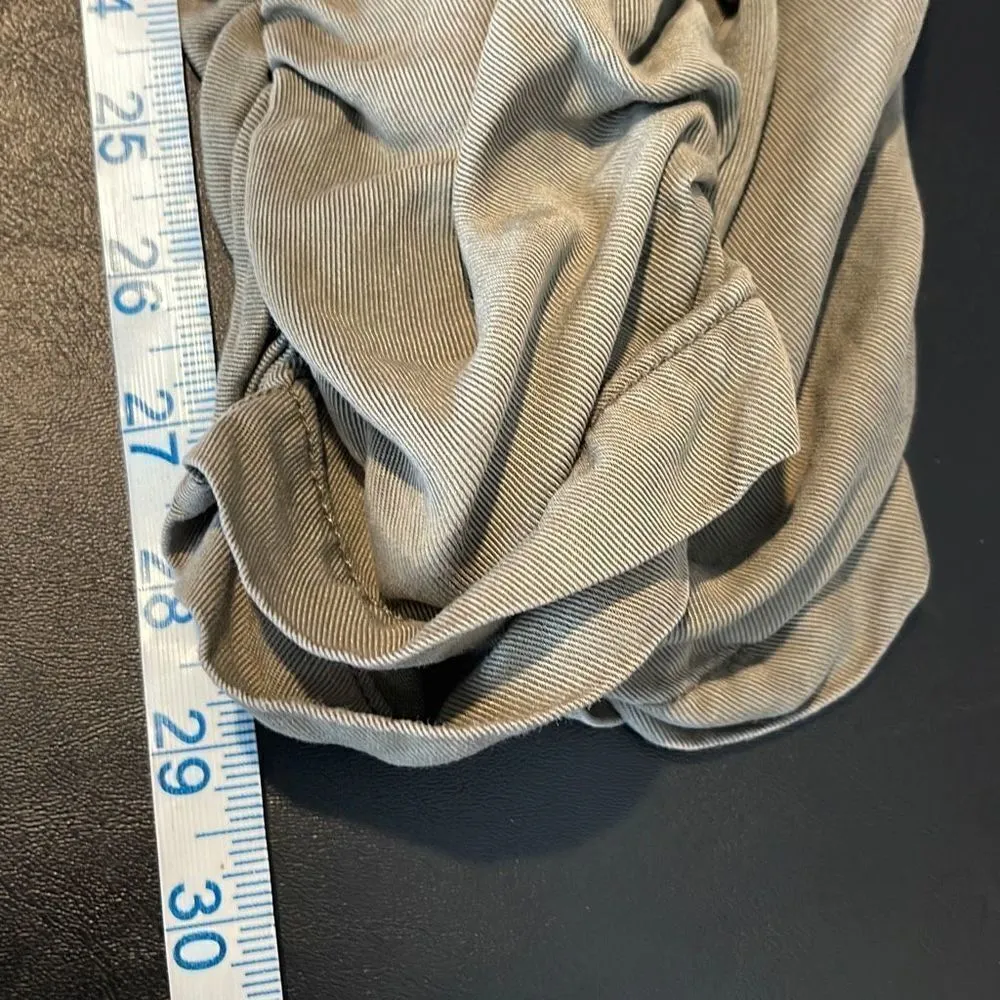 Thread + Supply Women's Lyocell Ruched Jogger Sweatpants‎ Slate Green Medium - Image 9