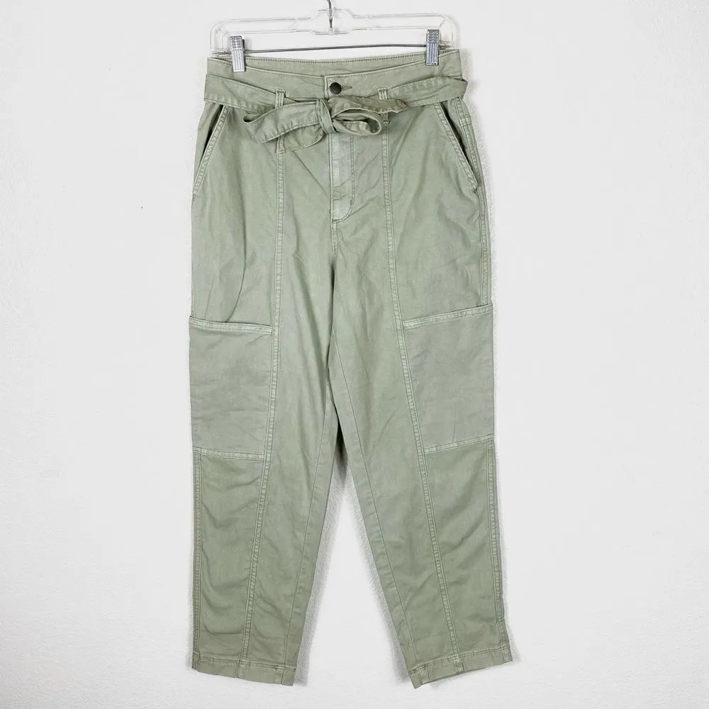 Universal Thread Pale Sage Green Belted Utility Cargo Pants - Image 3