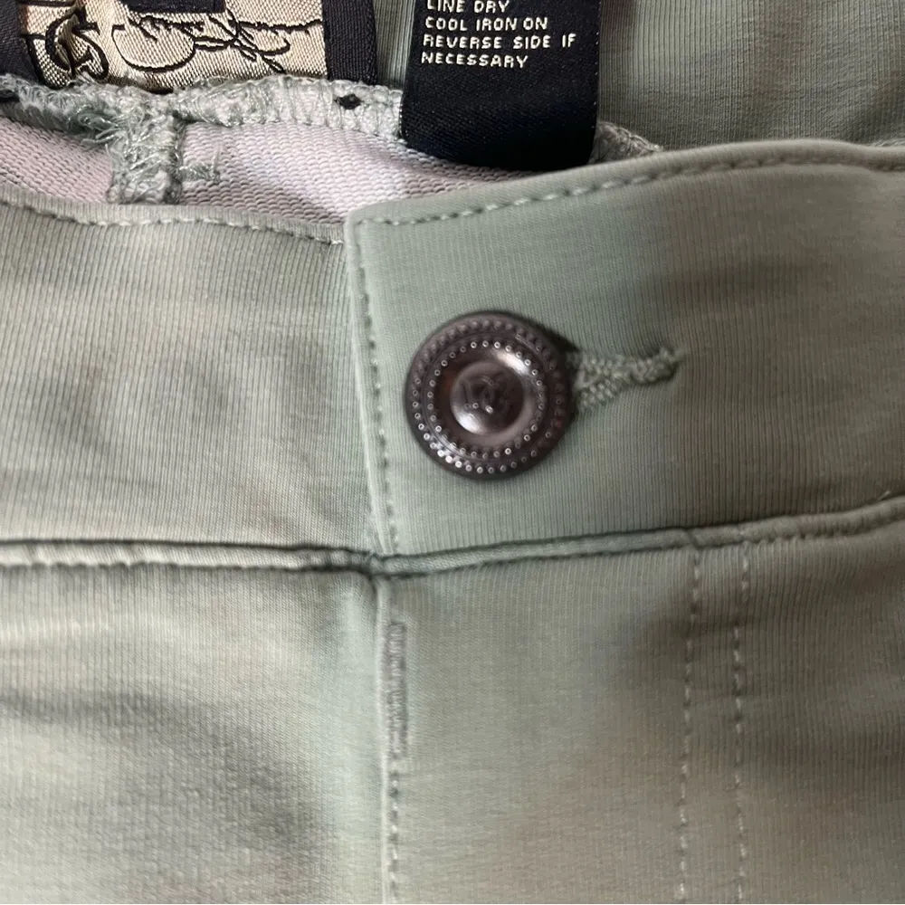 Diane Gilman Knit Flex STRETCH Skinny Jegging Jeans, Moss Green Size 5X NEW! - Image 9