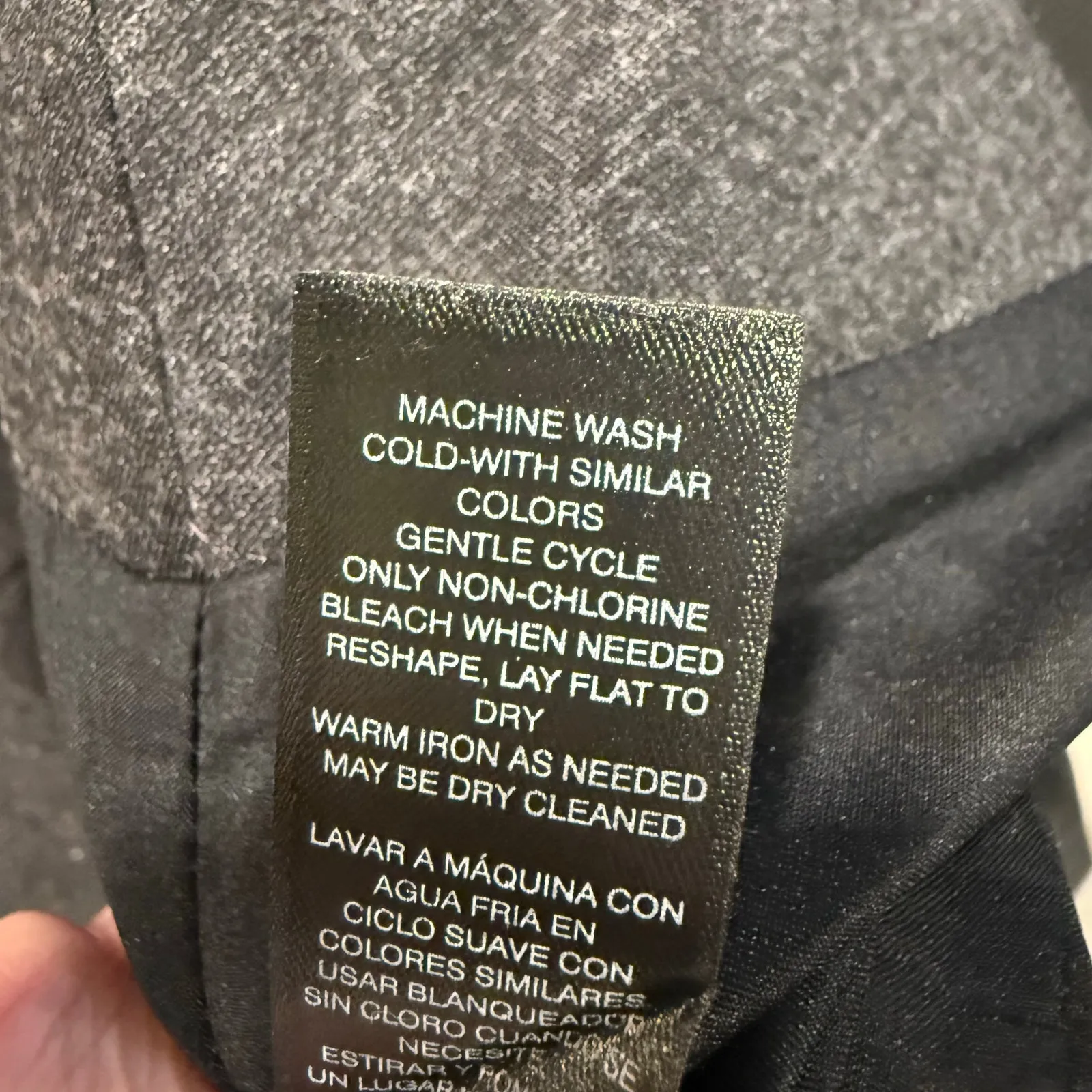 White House Black Market Gray Midi Pencil Skirt Sz 12 - Image 6