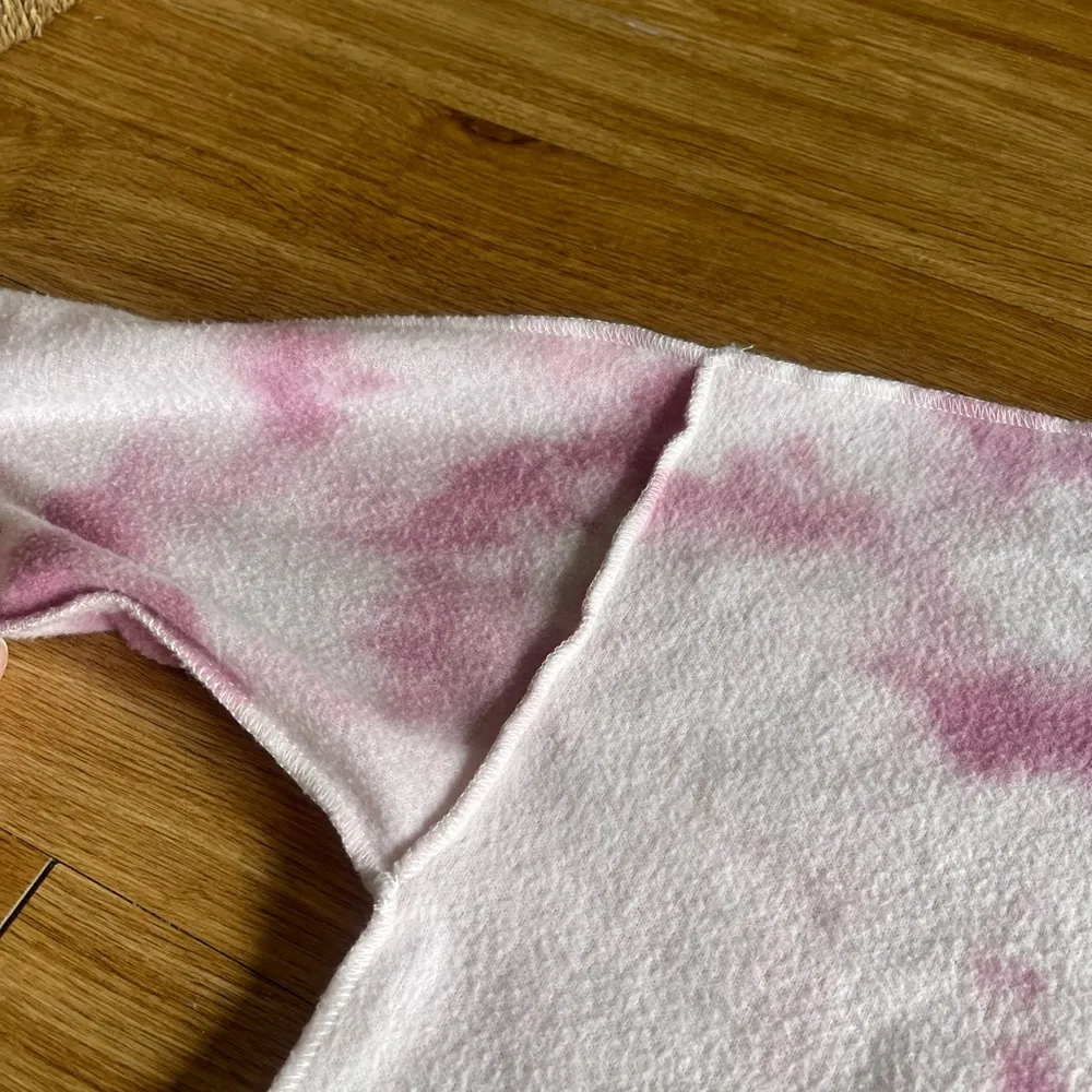 Los Angeles pink tie dye fleece sweatshirt - Image 2