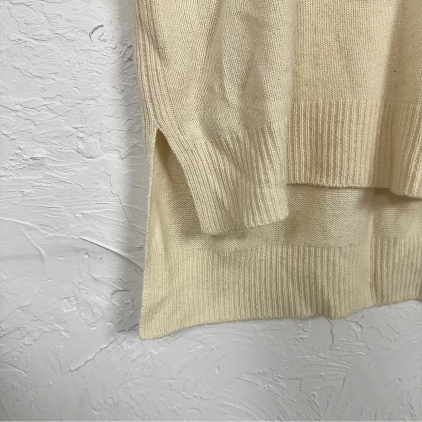 Derek Lam 10 Crosby Cream Cashmere Sweater Women S Oversized Quiet Luxury Staple - Image 5