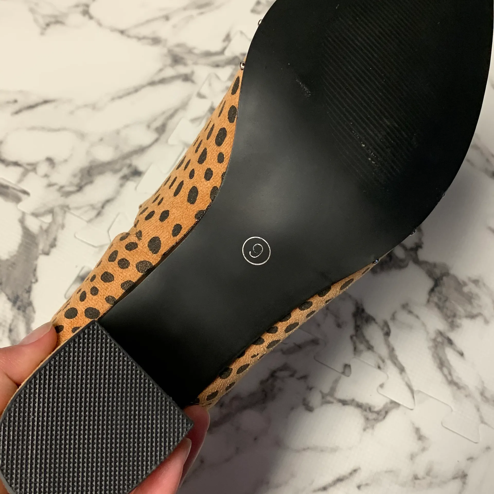 Leopard Spotted Ankle Booties 9 Multi - Image 6