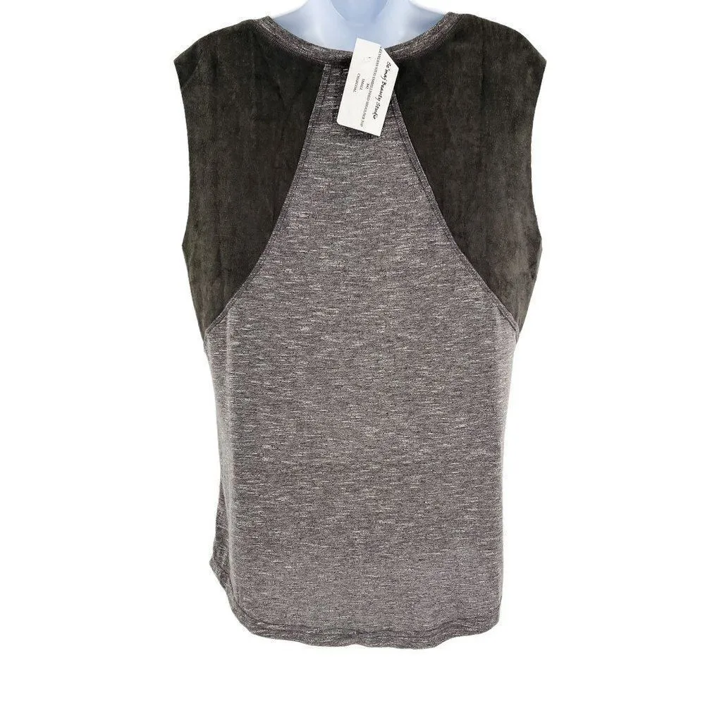 Mur Mur Embellished Studded Loose Fit Tank Top - Image 2