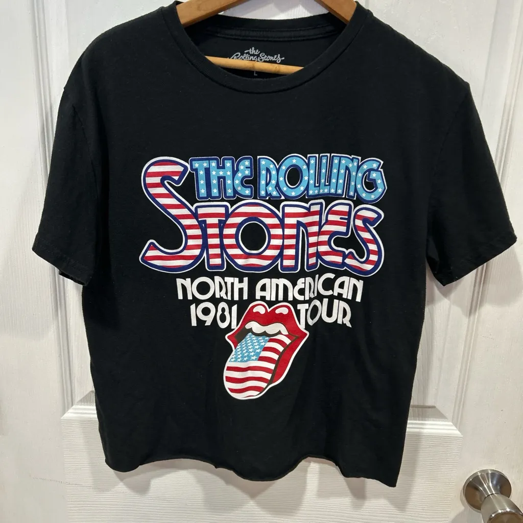 Rolling Stones 1981 Tour T-Shirt see measurements - Image 2