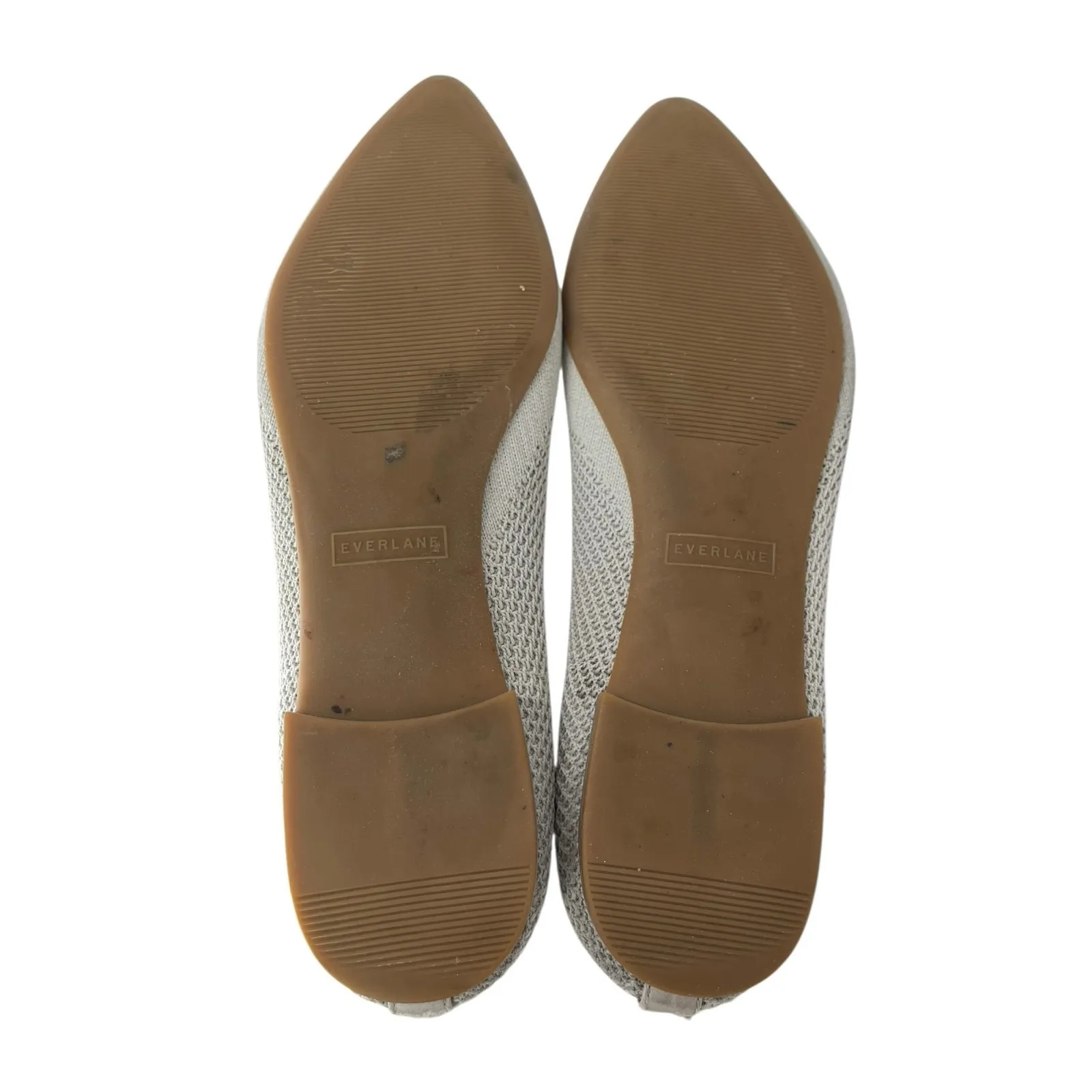 Everlane ReKnit Point Flats Women's Gray Pointed Toe Slip On Ballet Shoes 10.5 - Image 4