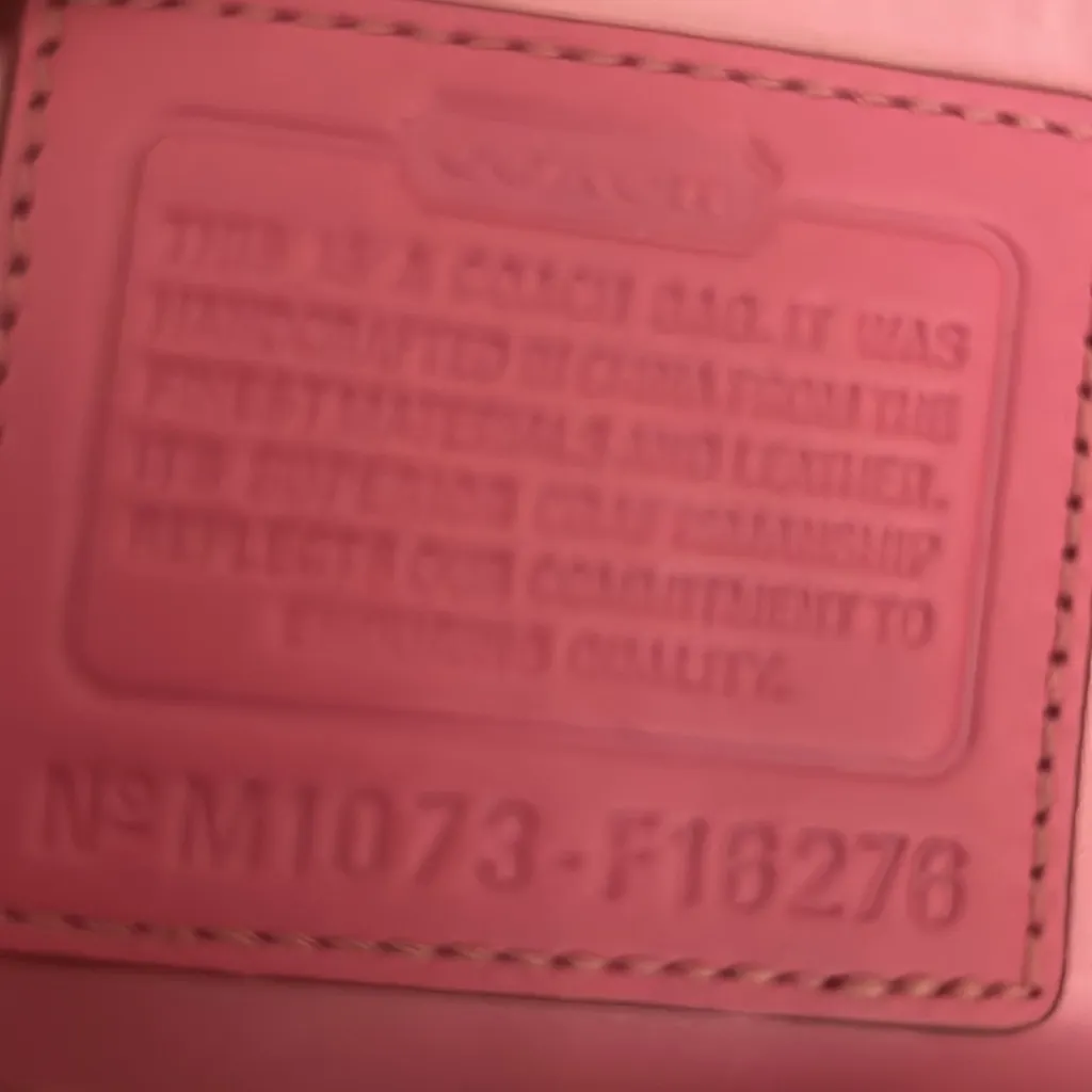 Coach Signature Floral Tote Bag Handbag - Image 14