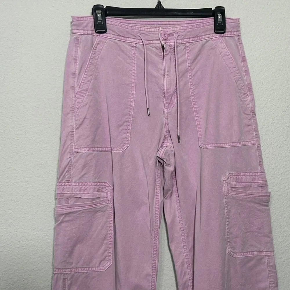 American Eagle Purple Dreamy Drape Stretch Super HR Baggy Wide - Image 6