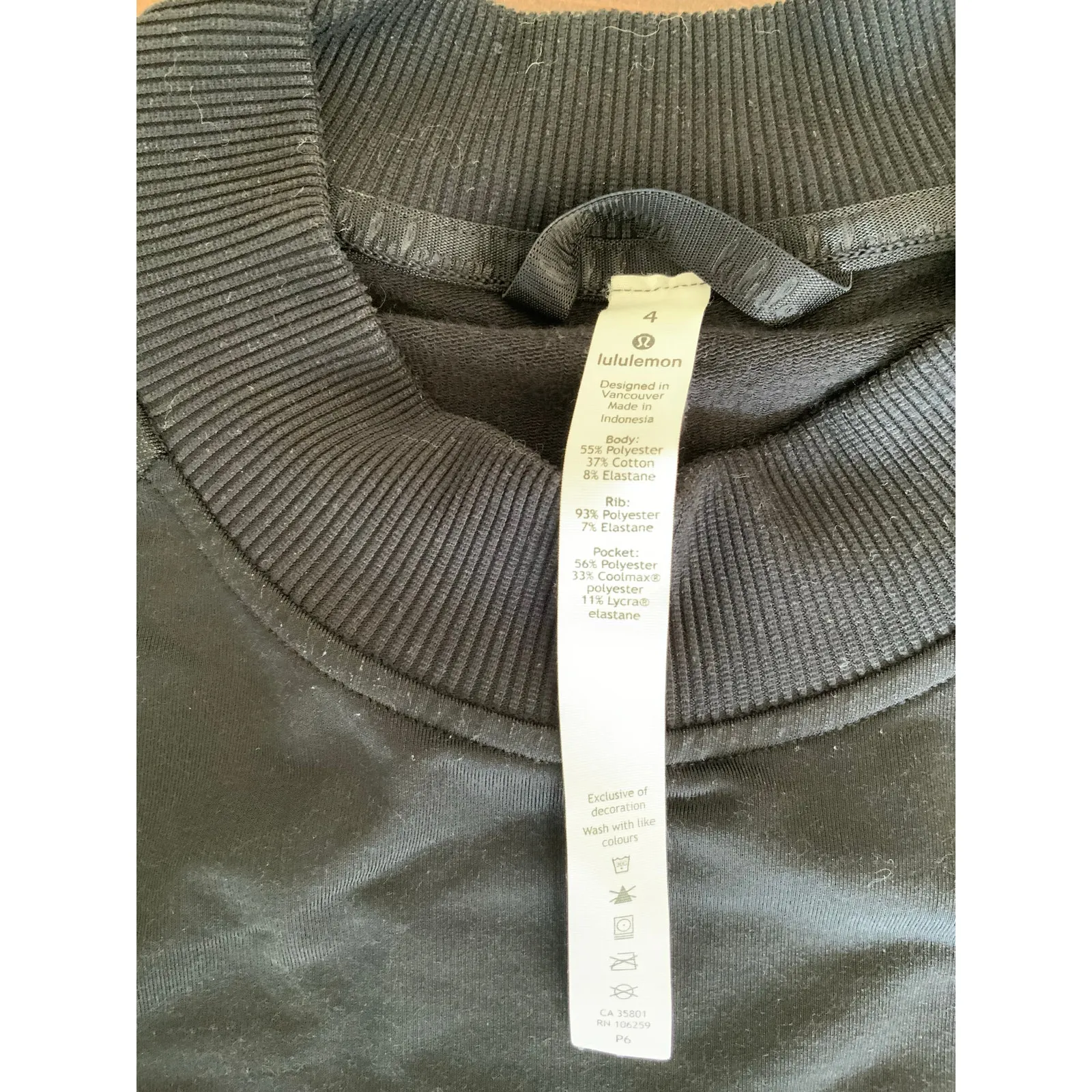 Lululemon City Sweat Crew Women's size 4 - Image 7