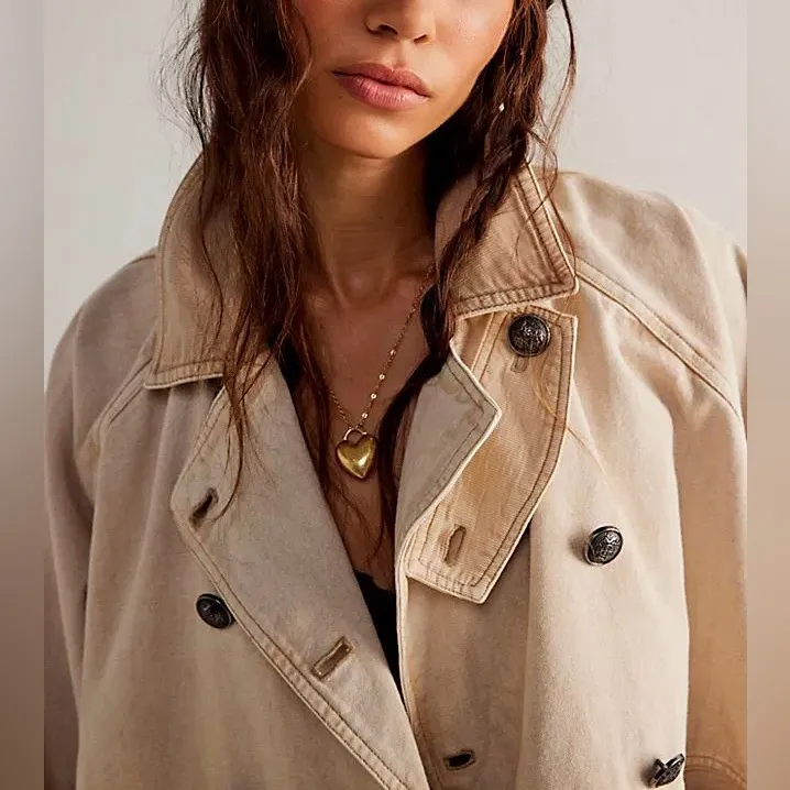 NWT Free People We The Free Viva Surplus Jacket - morning oat ivory - Small - Image 5