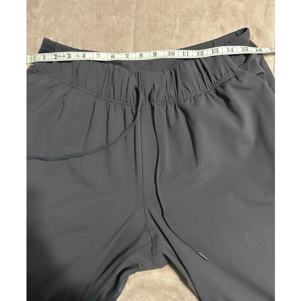LIVI Active Lane Bryant Gray Athleisure Pants Women's Plus Size 14/16 Drawstring - Image 3