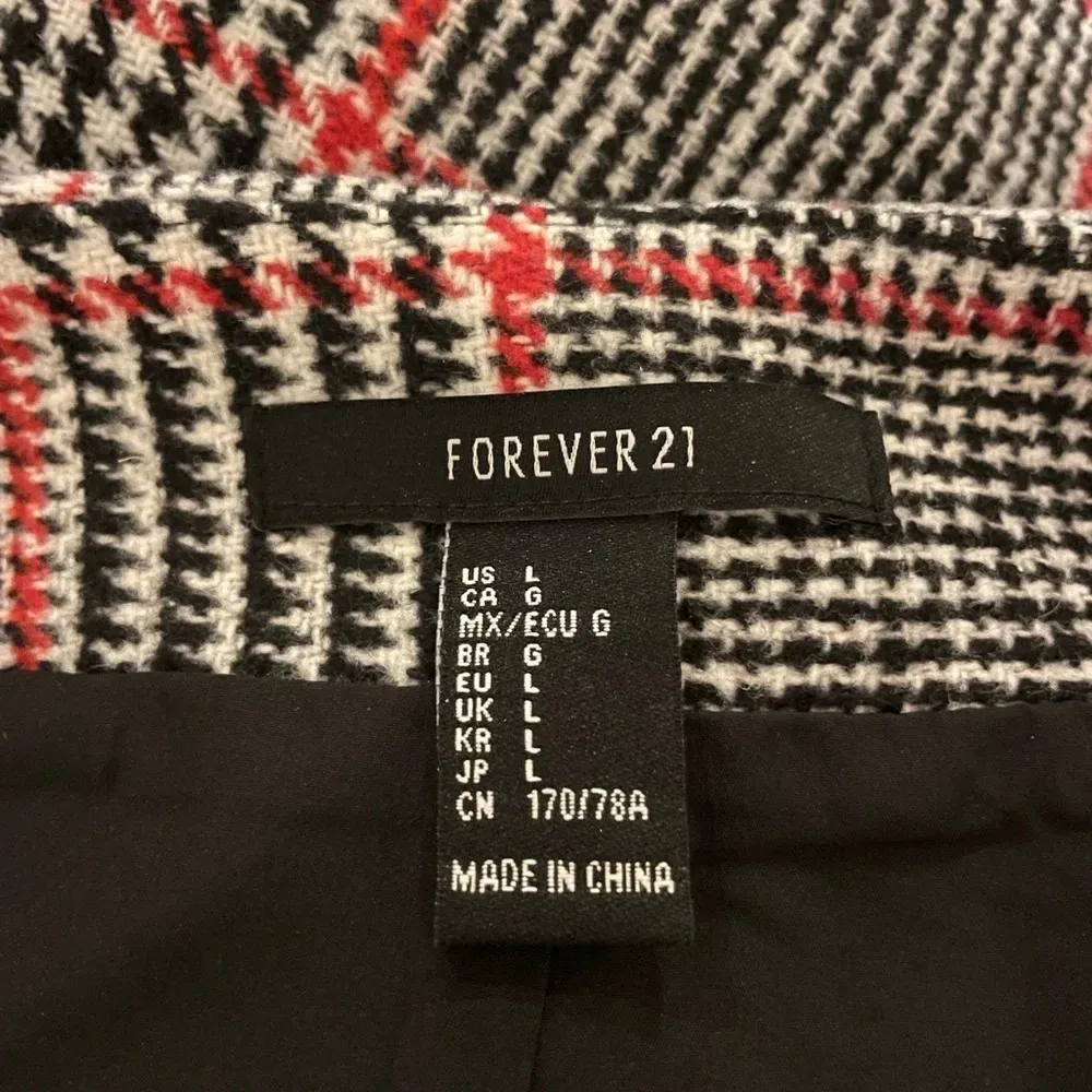 Forever 21 NWT  Gingham Plaid Soft Mini Skirt - Image 4