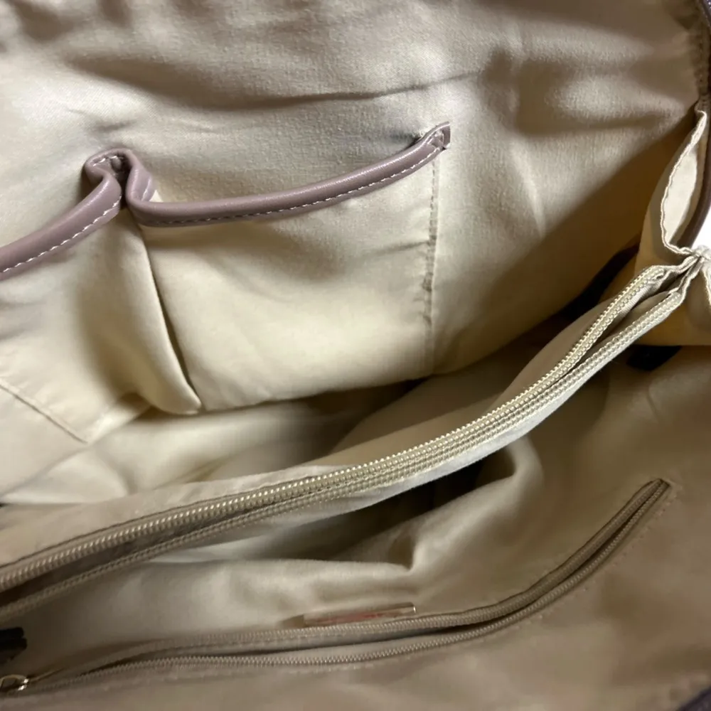 Giani Bernini Women's Floral Dome Satchel Bag Neutral Design - Image 10