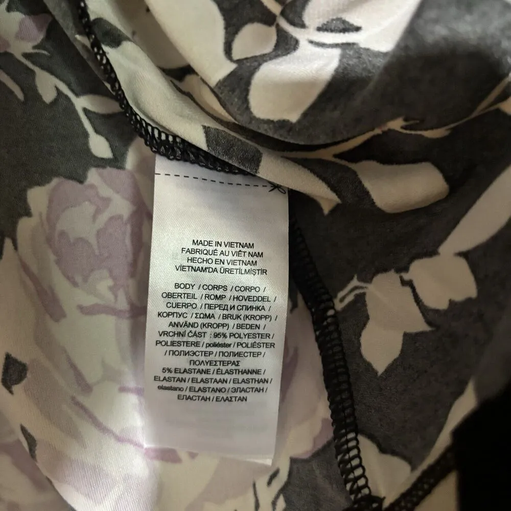 Lauren Ralph Lauren Top Womens 3X Multicolor Floral Print Stretch Ruffle Blouse - Image 7