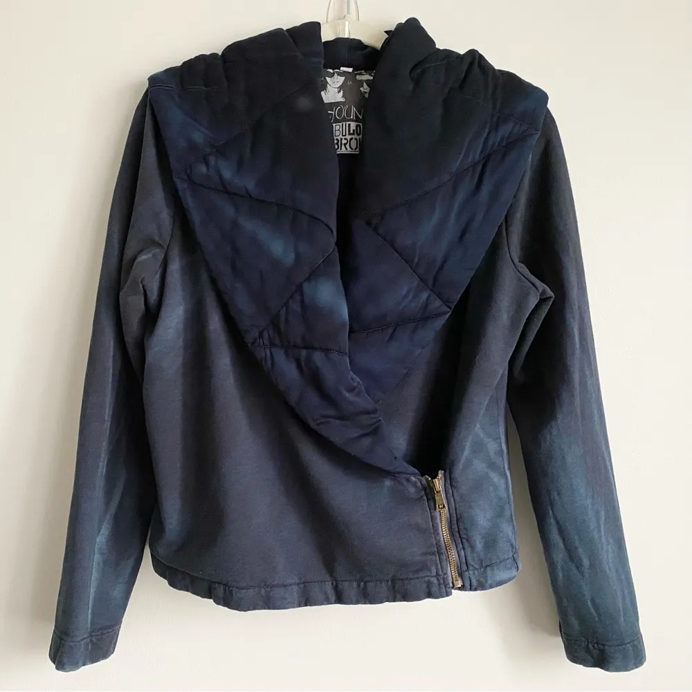 Young Fabulous & Broke Brina Jacket Shawl Quilted Collar Hoodie Wrap Bomber YFB - Image 15