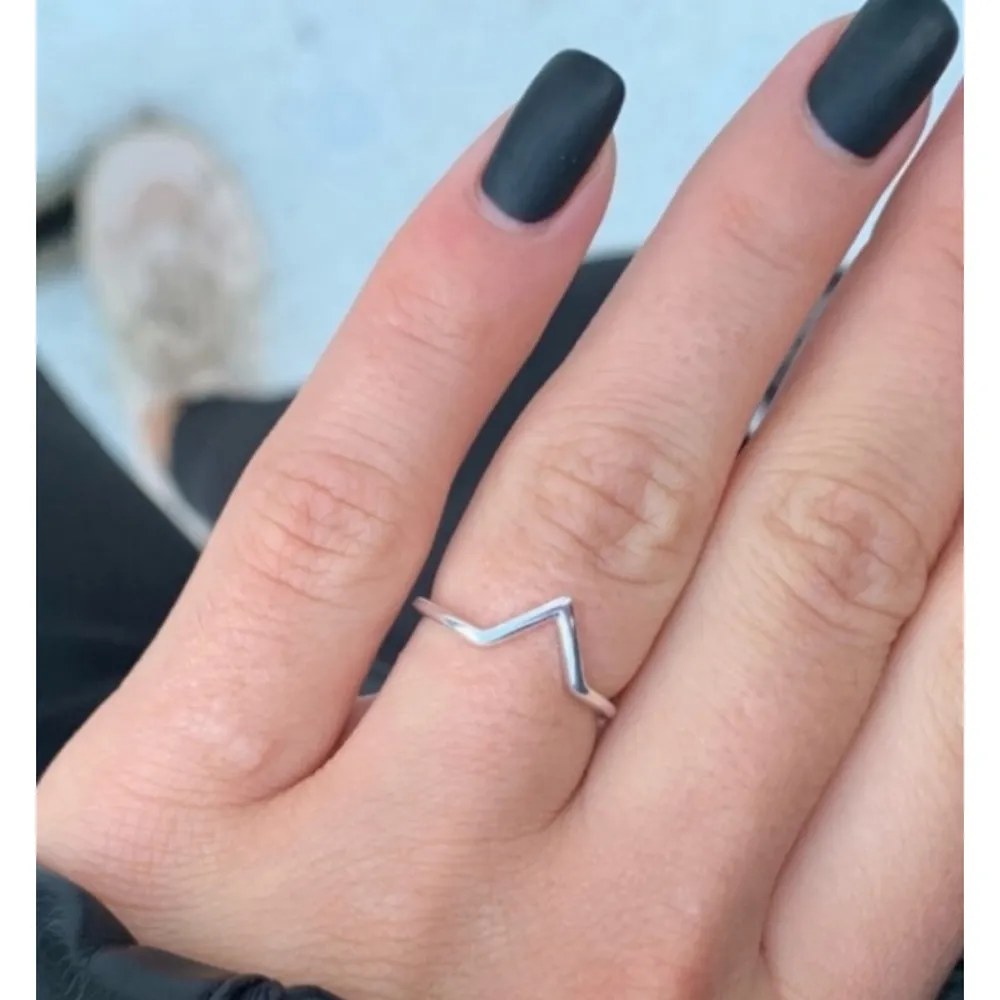 NEW White Gold Plated Midi Knuckle‎ Finger Stacking Ring, Adjustable - Image 7