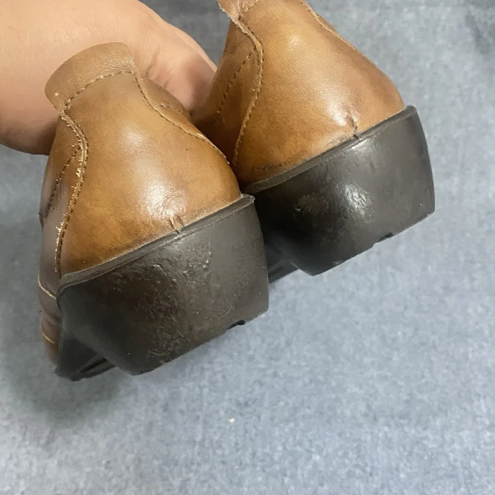 Romika Shoes Womens 39 Loafers Slip On Brown Leather Low Top Round Toe Casual Size 7 - Image 7