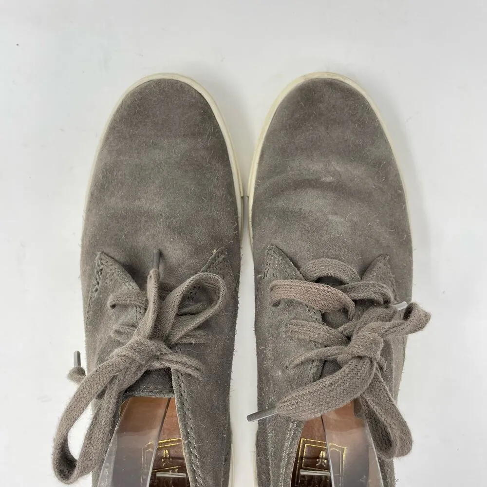 Gemma Dark Gray Suede Leather Chukka Ankle Boots Sneakers womens 7.5 - Image 5