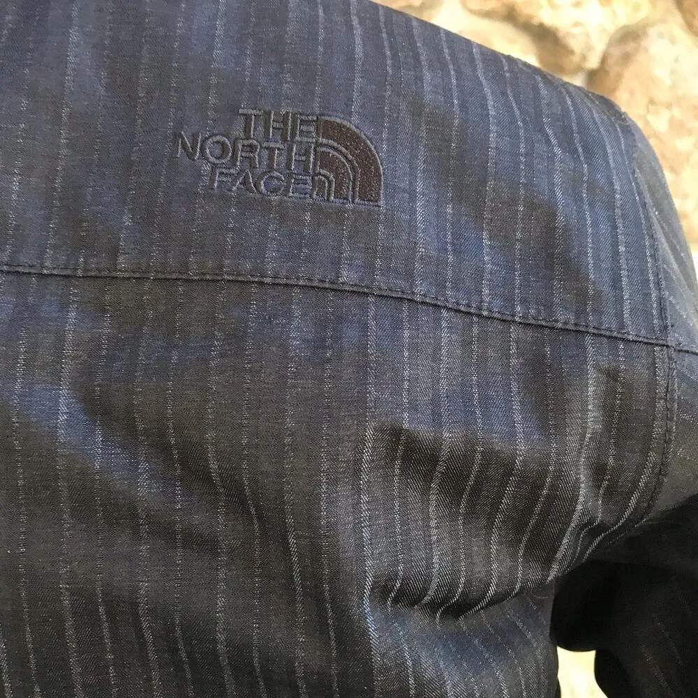 North Face Full Zip Black Winter Quilted Lined Jacket Women's Size Small - Image 7