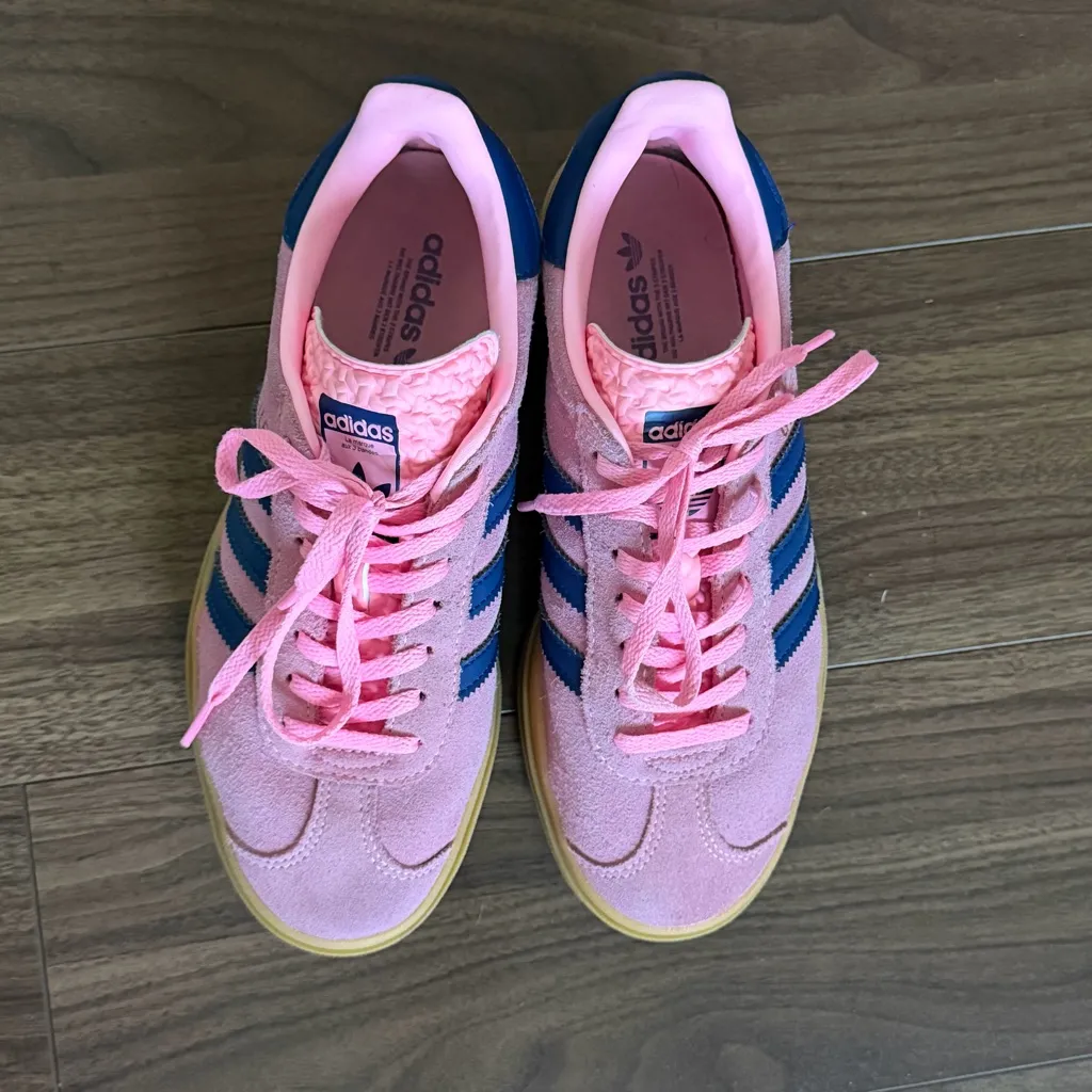 Adidas Gazelle Bold Pink with Blue - Image 2