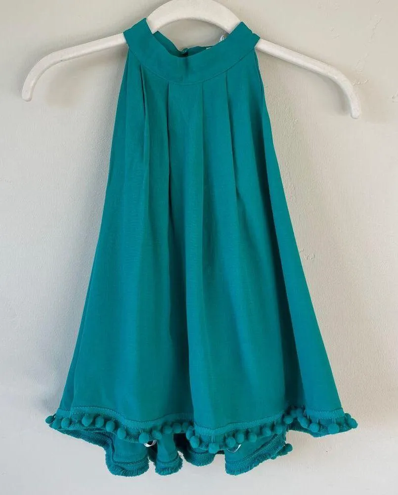 LOVERS + FRIENDS Botanic A Line Crop Pom Pom Top NEW Size Small - Image 3