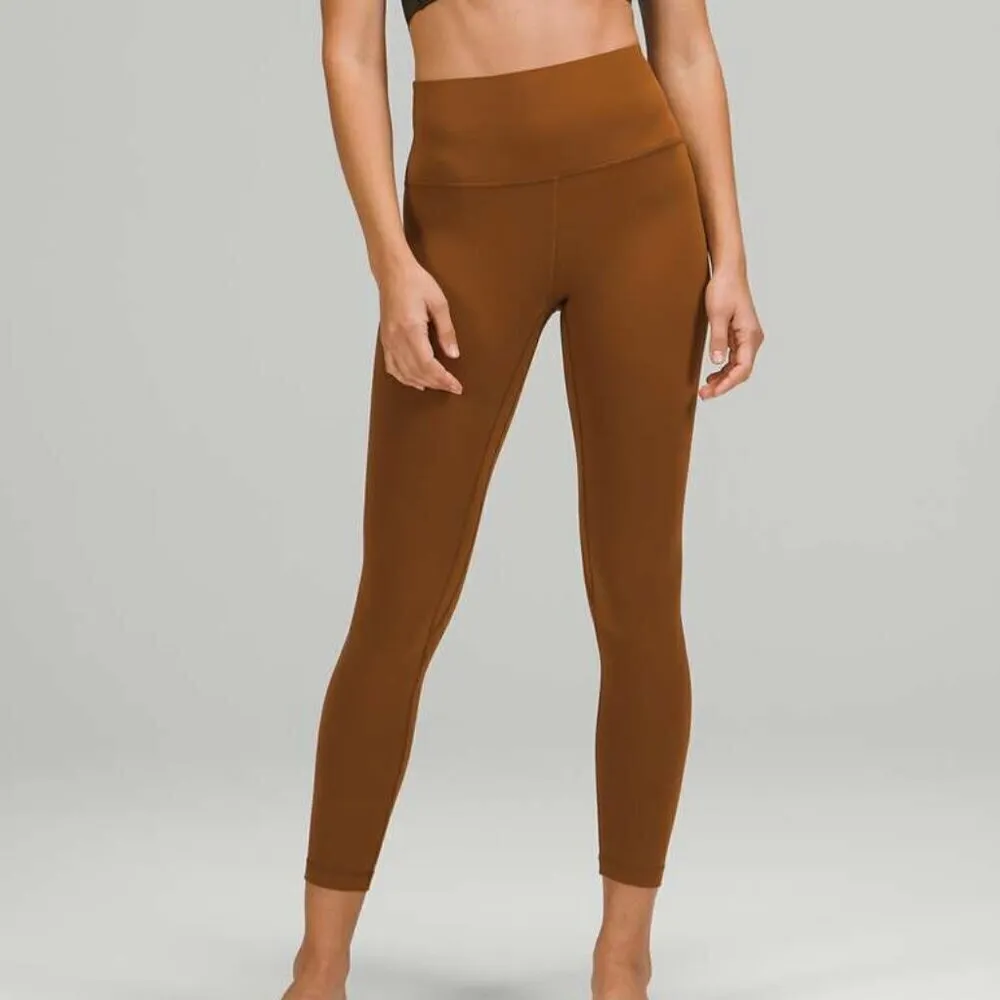 LULULEMON Align High Rise Leggings Women’s Size 0 Copper Brown Buttery Soft Yoga - Image 3