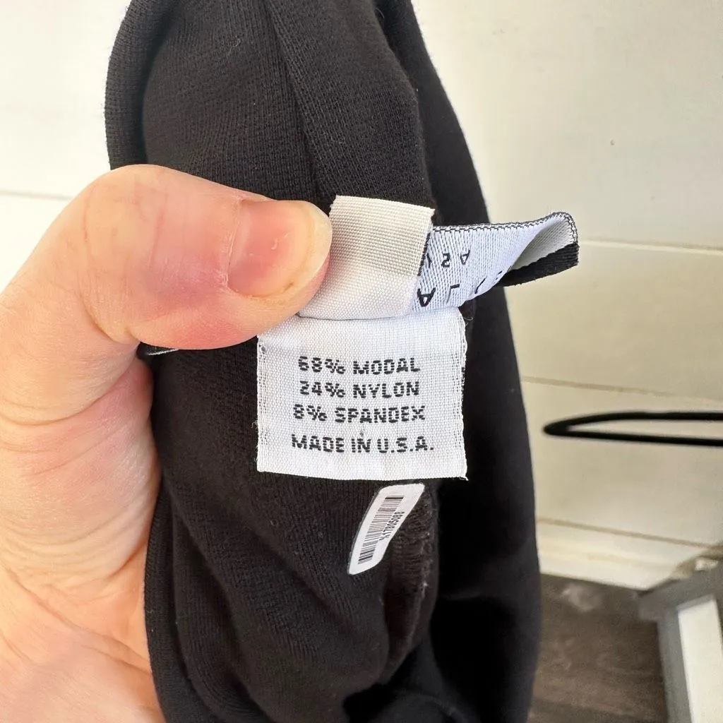 Bryn Walker Women’s Large Black Foldover Waist Wide Leg LagenLook Pants - Image 6