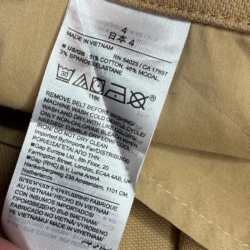 Banana Republic Oceanside Wide-Leg Cropped Pant in Desert Taupe W1933 Sz 4 - Image 10