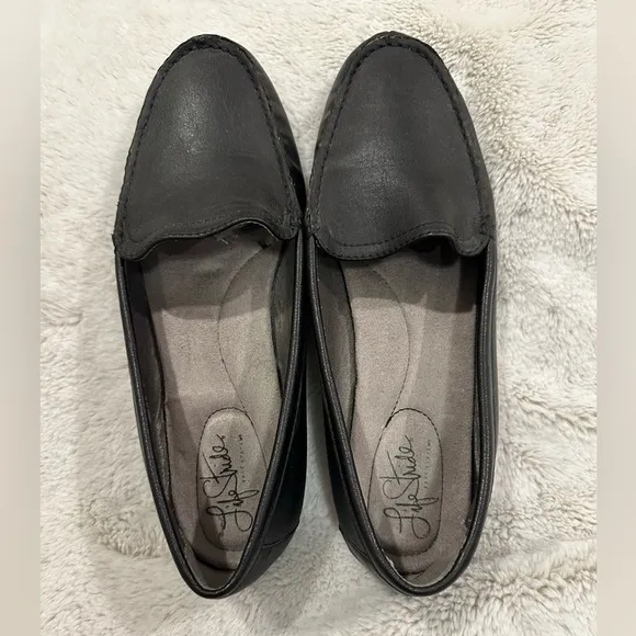 LifeStride Women’s Black Slip On Loafers Shoes US 10 - Image 2