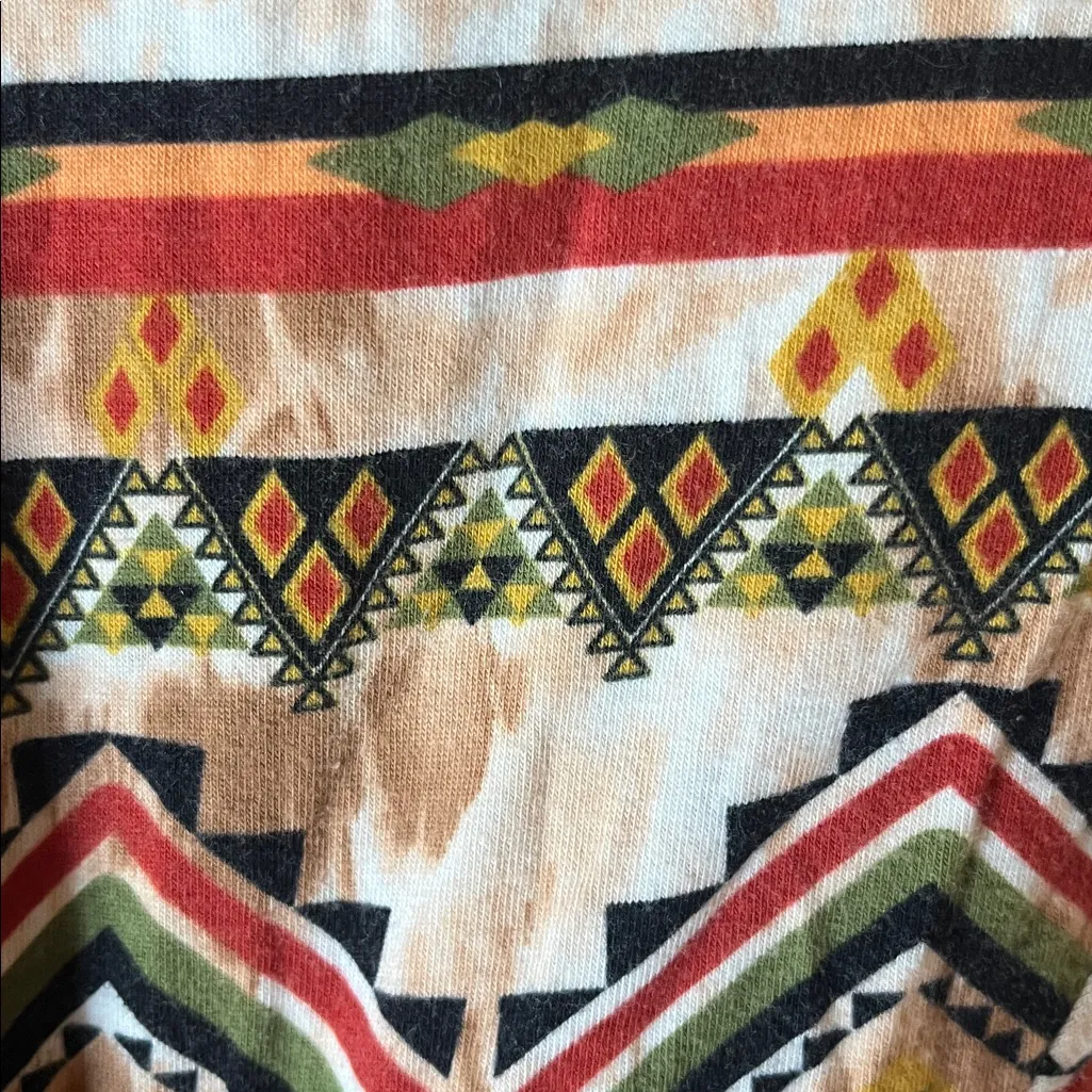 B_Envied Colorful Geometric Pattern Leggings Cropped - Image 6