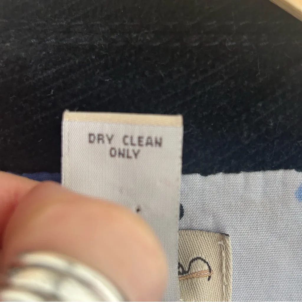 ANTHROPOLOGIE ELEVENSES Corduroy Tiered Swing Peacoat  Size 8 - Image 5