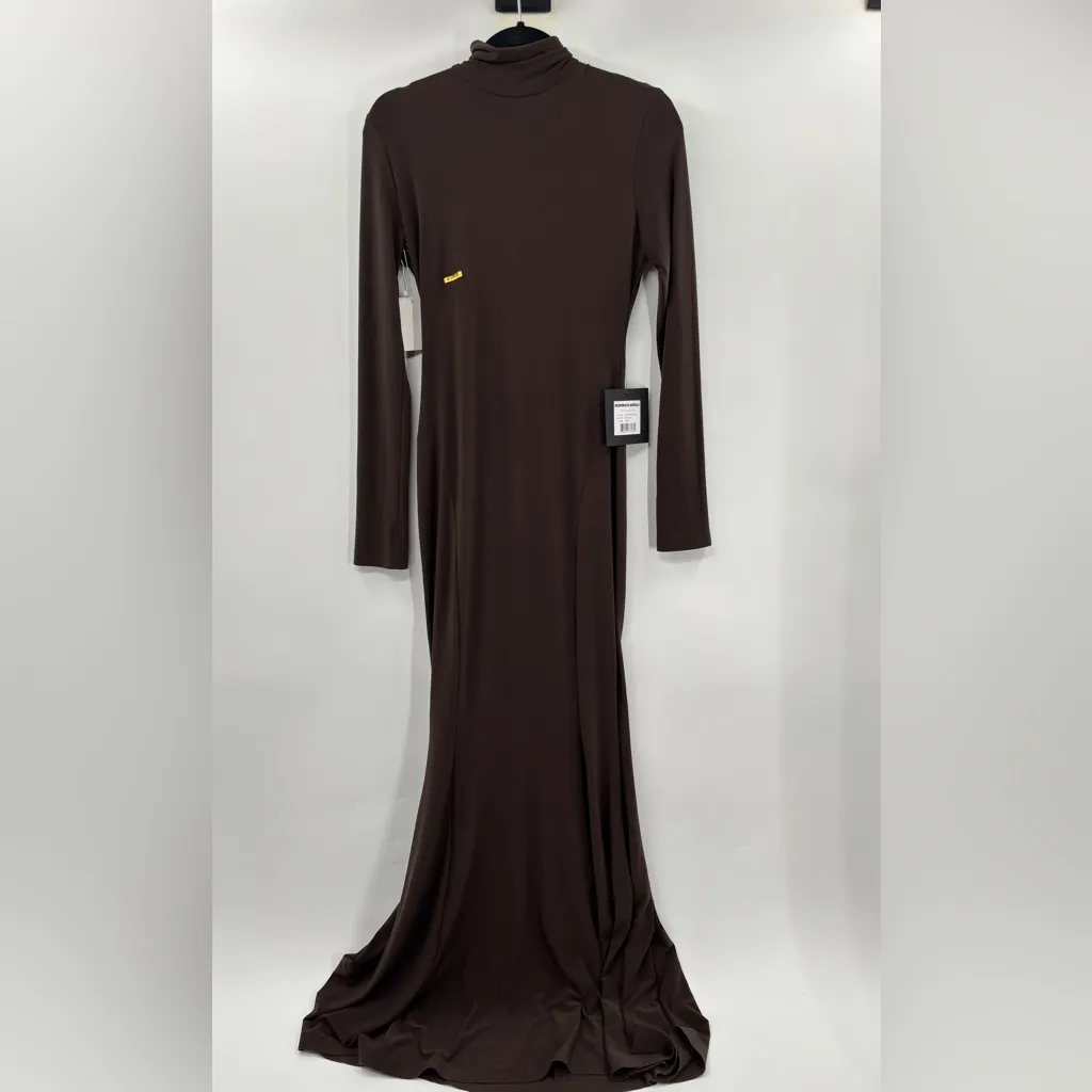 Norma Kamali x REVOLVE Fishtail Gown in Chocolate - Image 6