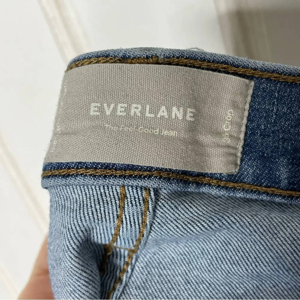 EVERLANE Curvy High Waist Crop Skinny Jeans Sz 35 - Image 2