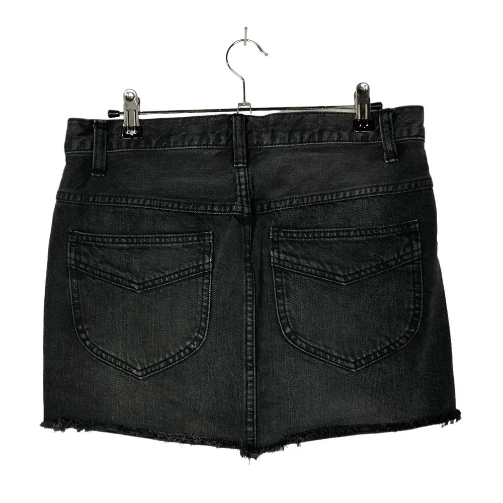 Free People Beat Of the Music Black Denim Mini Skirt 4 - Image 20