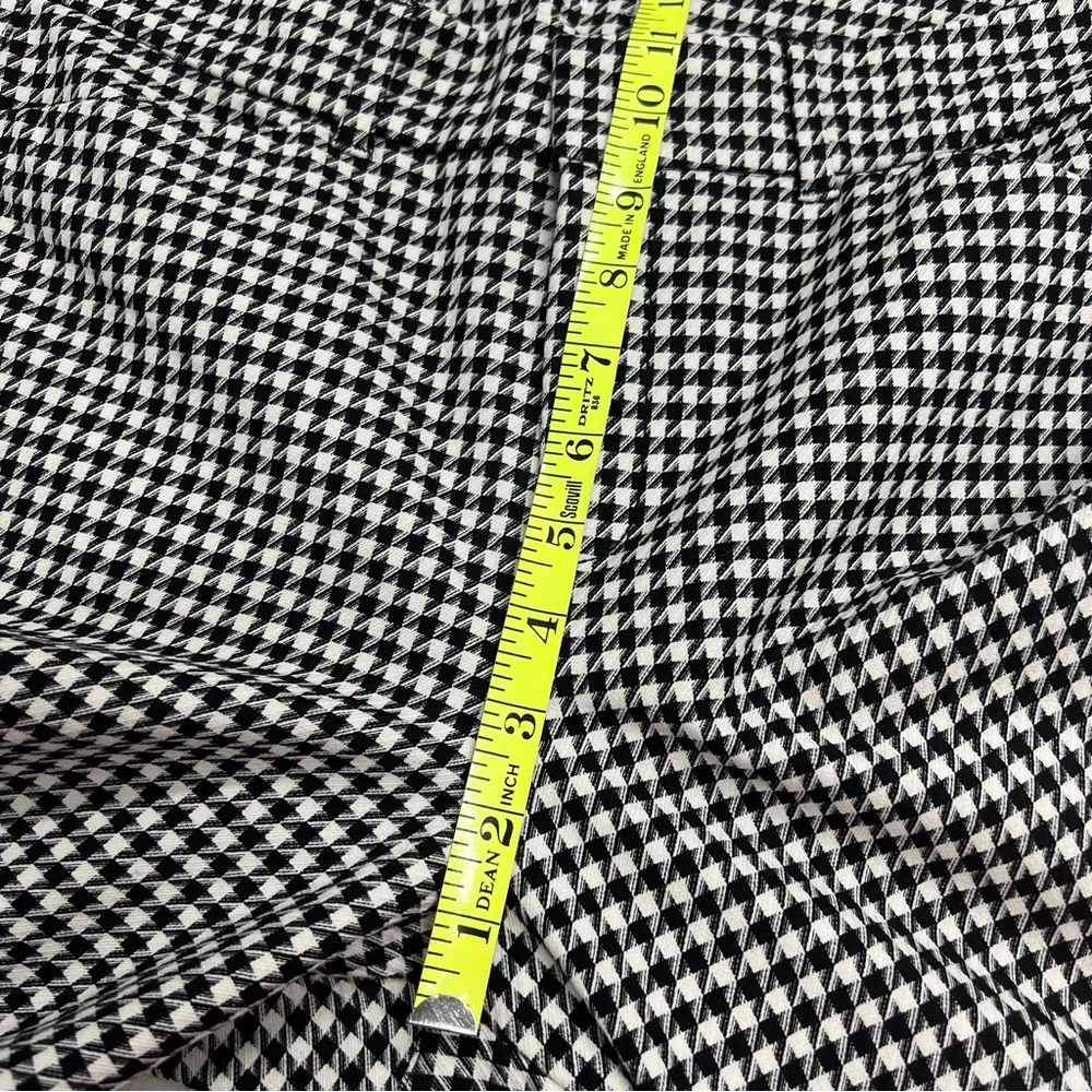 Old Navy 8 high rise pixie checkers pants black white FLAWED - Image 8